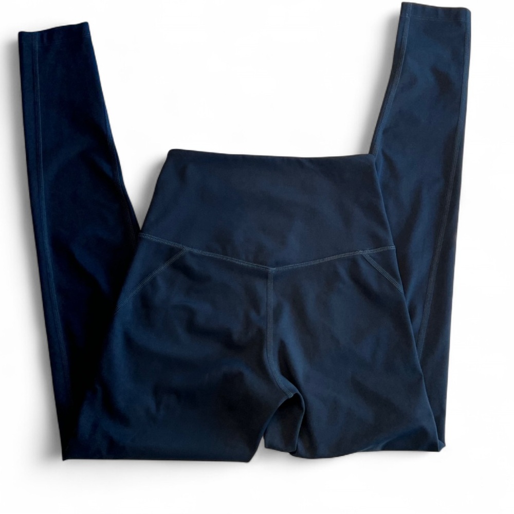 Girlfriend Collective Compressive High Waisted Legging - Midnight - Picture 5 of 10
